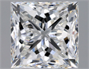 Natural Diamond 1.70 Carats, Princess with  Cut, F Color, VS2 Clarity and Certified by GIA