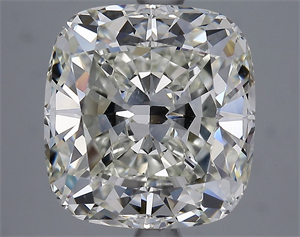 Foto Diamante Natural 5.09 quilates, Del cojín , Color J, claridad VS1 y certificado GIA de