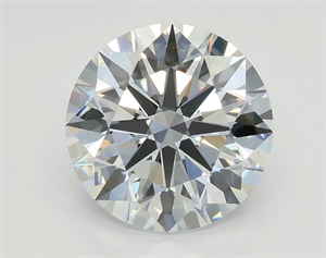 Picture of Lab Grown Diamond 4.07 Carats, Round with Excellent Cut, D Color, VS1 Clarity and Certified by GIA