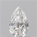 Natural Diamond 0.50 Carats, Pear with  Cut, G Color, VS2 Clarity and Certified by GIA