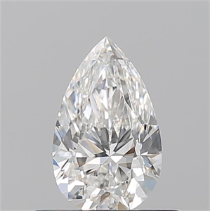 Picture of Natural Diamond 0.50 Carats, Pear with  Cut, G Color, VS2 Clarity and Certified by GIA