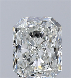 Foto Diamante Natural 0.61 quilates, Radiante , Color I, claridad VVS2 y certificado GIA de