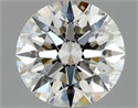 Diamante Natural 0.51 quilates, Redondo , Color I, claridad VVS2 y certificado GIA