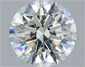 Natural Diamond 3.00 Carats, Round with Excellent Cut, J Color, SI2 Clarity and Certified by GIA