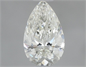 Natural Diamond 0.52 Carats, Pear with  Cut, H Color, VVS2 Clarity and Certified by IGI