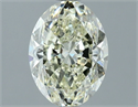 Natural Diamond 1.41 Carats, Oval with  Cut, K Color, VS1 Clarity and Certified by IGI
