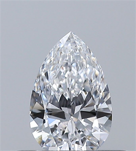 Foto Diamante Natural 0.31 quilates, De pera , Color D, claridad VS1 y certificado GIA de
