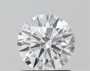 Picture of Lab Grown Diamond 1.12 Carats, Round with Ideal Cut, D Color, VVS2 Clarity and Certified by IGI
