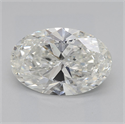 Diamante Natural 2.01 quilates, Ovalado , Color H, claridad SI2 y certificado GIA