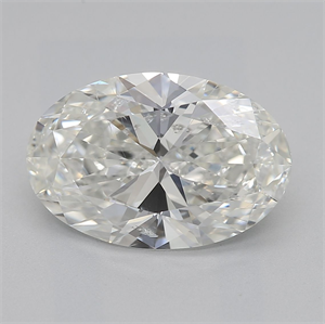 Foto Diamante Natural 2.01 quilates, Ovalado , Color H, claridad SI2 y certificado GIA de