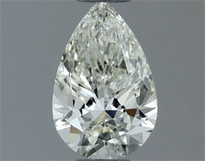 Picture of Natural Diamond 0.50 Carats, Pear with  Cut, J Color, VVS1 Clarity and Certified by IGI