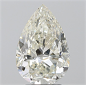 Natural Diamond 3.02 Carats, Pear with  Cut, I Color, SI2 Clarity and Certified by IGI