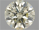 Natural Diamond 0.75 Carats, Round with Excellent Cut, M Color, VS1 Clarity and Certified by IGI