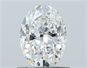 Natural Diamond 0.70 Carats, Oval with  Cut, F Color, IF Clarity and Certified by GIA