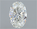 Diamante Natural 0.80 quilates, Ovalado , Color G, claridad SI1 y certificado GIA