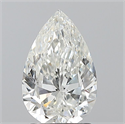 Natural Diamond 1.50 Carats, Pear with  Cut, H Color, SI2 Clarity and Certified by GIA