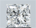 Natural Diamond 1.02 Carats, Princess with  Cut, G Color, SI2 Clarity and Certified by GIA