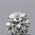 Diamante Natural 0.50 quilates, Redondo , Color G, claridad IF y certificado IGI