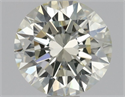 Natural Diamond 0.85 Carats, Round with Excellent Cut, L Color, SI1 Clarity and Certified by GIA