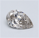 Natural Diamond 1.50 Carats, Pear with  Cut, K Color, I1 Clarity and Certified by GIA