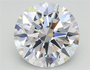 Picture of Lab Grown Diamond 2.02 Carats, Round with Excellent Cut, E Color, VS2 Clarity and Certified by IGI