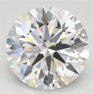 Picture of Lab Grown Diamond 5.37 Carats, Round with Excellent Cut, D Color, VVS1 Clarity and Certified by GIA
