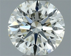 Picture of Natural Diamond 0.50 Carats, Round with Excellent Cut, L Color, VVS2 Clarity and Certified by GIA