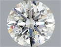 Natural Diamond 0.90 Carats, Round with Excellent Cut, I Color, VVS2 Clarity and Certified by GIA