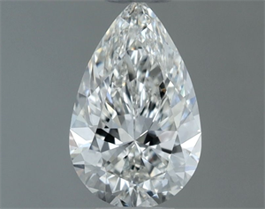 Picture of Natural Diamond 0.50 Carats, Pear with  Cut, G Color, VS1 Clarity and Certified by GIA