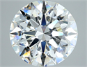 Natural Diamond 3.20 Carats, Round with Excellent Cut, G Color, IF Clarity and Certified by GIA