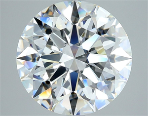 Picture of Natural Diamond 3.20 Carats, Round with Excellent Cut, G Color, IF Clarity and Certified by GIA