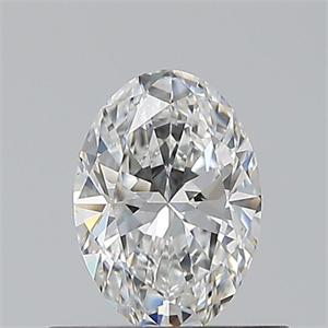 Picture of Natural Diamond 0.50 Carats, Oval with  Cut, E Color, VS2 Clarity and Certified by GIA