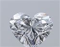 Natural Diamond 0.30 Carats, Heart with  Cut, D Color, IF Clarity and Certified by GIA