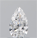 Natural Diamond 0.52 Carats, Pear with  Cut, E Color, VVS1 Clarity and Certified by GIA