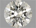 Natural Diamond 1.00 Carats, Round with Excellent Cut, N Color, VVS2 Clarity and Certified by GIA