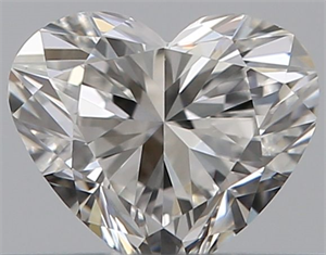 Picture of Natural Diamond 0.30 Carats, Heart with  Cut, F Color, VS1 Clarity and Certified by GIA