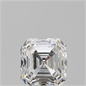 Diamante Natural 1.01 quilates, Asscher , Color F, claridad VS1 y certificado GIA