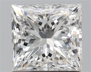 Foto Diamante Natural 1.02 quilates, Princesa , Color G, claridad VS2 y certificado GIA de