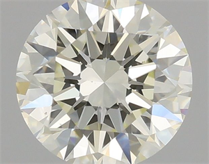 Picture of Natural Diamond 0.50 Carats, Round with Very Good Cut, K Color, VS2 Clarity and Certified by GIA