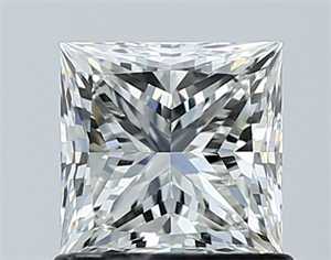 Picture of Natural Diamond 1.01 Carats, Princess with  Cut, I Color, VVS2 Clarity and Certified by GIA