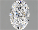 Natural Diamond 0.81 Carats, Oval with  Cut, D Color, VS1 Clarity and Certified by GIA