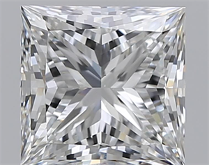 Foto Diamante Natural 1.80 quilates, Princesa , Color G, claridad VS2 y certificado GIA de