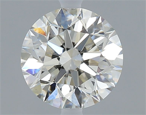 Picture of Natural Diamond 0.80 Carats, Round with Excellent Cut, J Color, VS2 Clarity and Certified by GIA