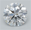 Lab Grown Diamond 1.16 Carats, Round with Ideal Cut, D Color, VVS2 Clarity and Certified by IGI