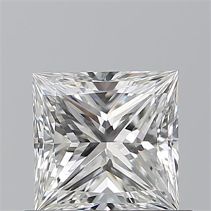 Picture of Natural Diamond 0.70 Carats, Princess with  Cut, H Color, VVS1 Clarity and Certified by GIA