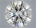 Lab Grown Diamond 1.06 Carats, Round with Ideal Cut, F Color, VVS1 Clarity and Certified by IGI