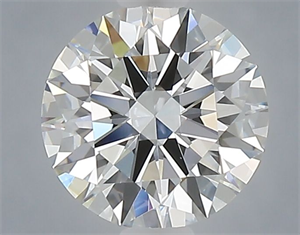 Picture of Lab Grown Diamond 1.06 Carats, Round with Ideal Cut, F Color, VVS1 Clarity and Certified by IGI