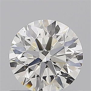 Picture of Natural Diamond 0.70 Carats, Round with Excellent Cut, I Color, VS2 Clarity and Certified by GIA