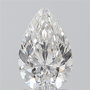 Foto Diamante Natural 1.01 quilates, De pera , Color F, claridad SI2 y certificado GIA de