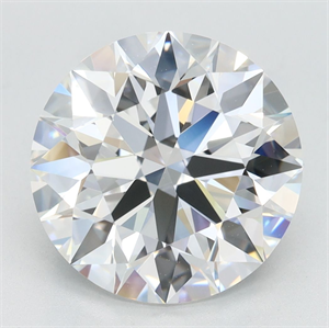 Picture of Lab Grown Diamond 4.22 Carats, Round with Excellent Cut, E Color, VVS1 Clarity and Certified by GIA